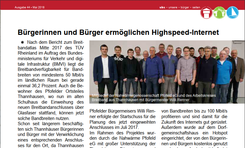 Ein Ausschnitt aus der UBS Ausgabe 44