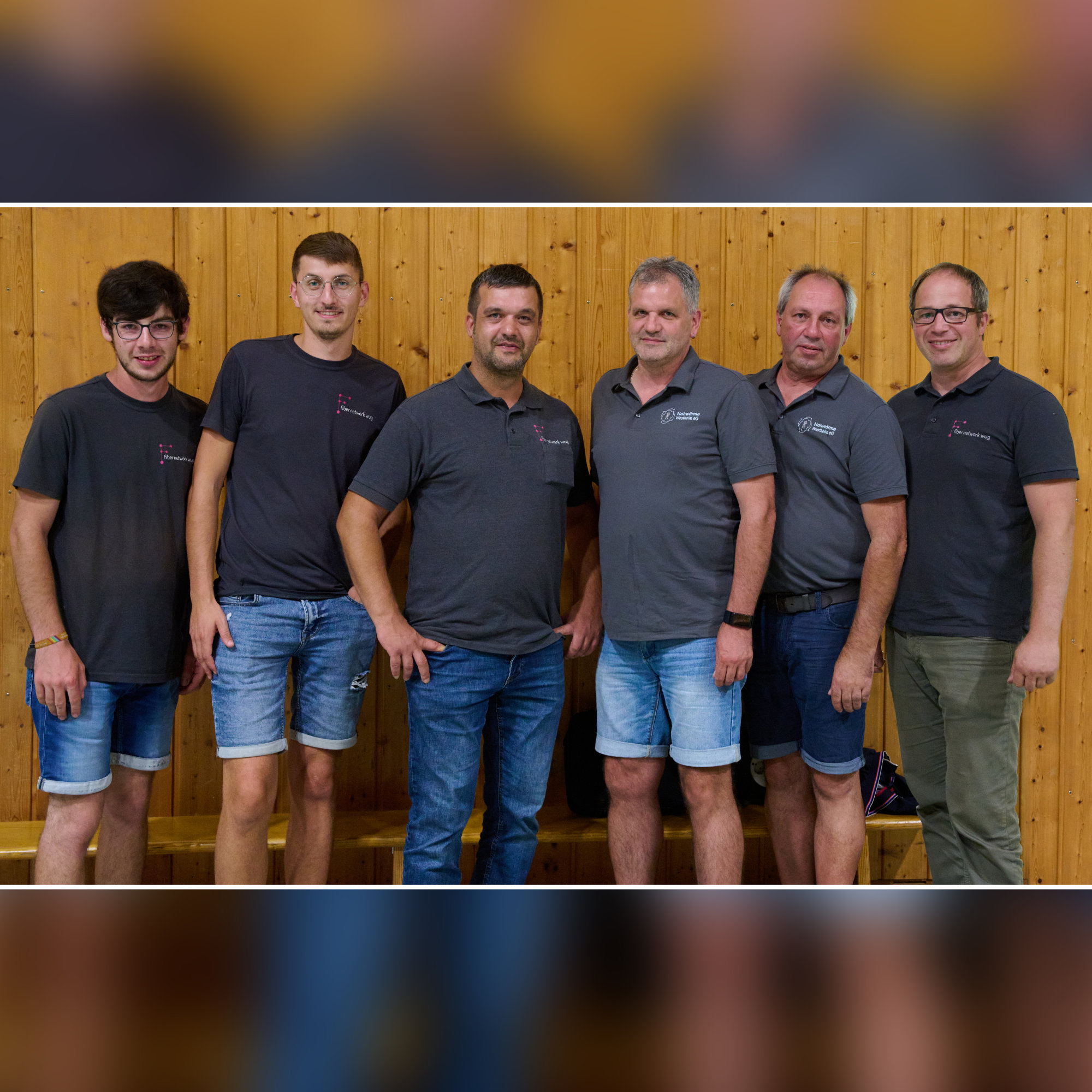 Das Team der Fiber Network WUG während der Präsentation bei der Infoveranstaltung in Westheim